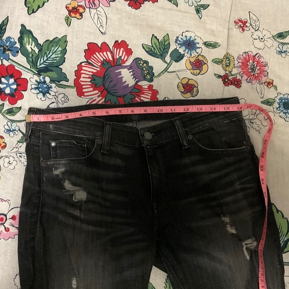 Denim & Supply Ralph Lauren Distressed Skinny Jeans Black Size 30 - Picture 8 of 12